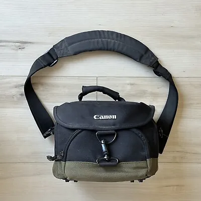 $28 • Buy Vintage Canon Camera Bag Padded W/ Waist Strap Dslr Black