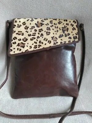 £25 • Buy LAKELAND Designer Brown Fine LEATHER Women's Cross Body Bag