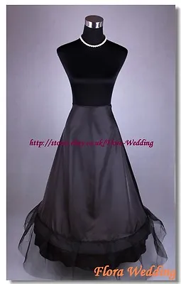 £8.99 • Buy 1-hoop 1-net Wedding Petticoat/hooped Crinoline/underskirt/full Skirt/long Slip