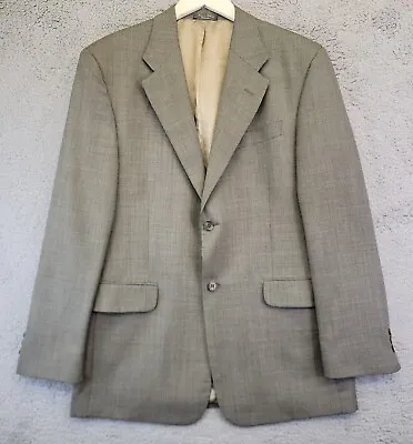 Vtg BOSA Sports Coat Men’s 44 Black Brown Business Blazer Suit Jacket Canada • $36.69