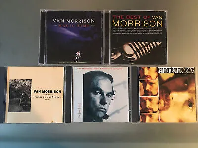 LOT OF 5 CDs Van Morrison: Hymns Magic Time Best Of Poetic Champ Moondance • $14.99