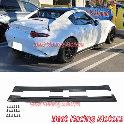 For 2016-2024 Mazda Miata MX5 ND Aero Style Side Skirt Extensions (Urethane) • $149.99