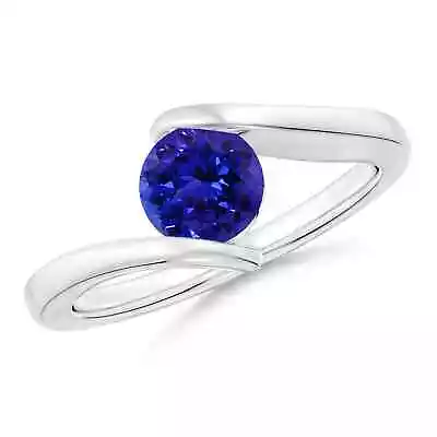 ANGARA 6mm Natural Tanzanite Solitaire Ring In Sterling Silver For Women Girls • $611.10