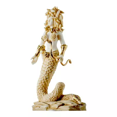 $42.50 • Buy Mermaid Medusa Snake Hair Woman Female Symbol Greek Roman Statue Sculpture