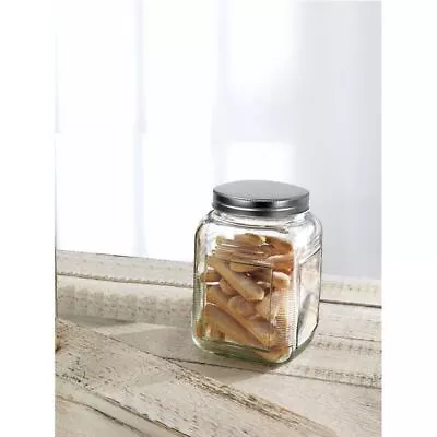 Circleware - Moondance Glass Canister With Metal Lid 1.5Ltr • $5.95