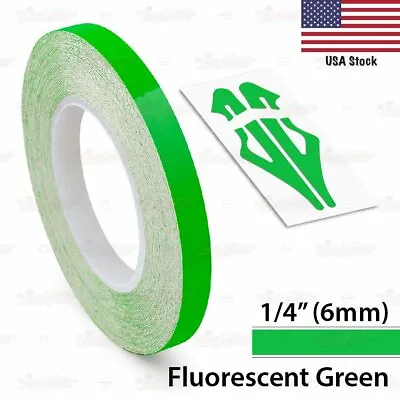 FLUORESCENT GREEN Vinyl Pinstriping Pin Stripe Car Motorcycle Tape Decal Sticker • $8.95