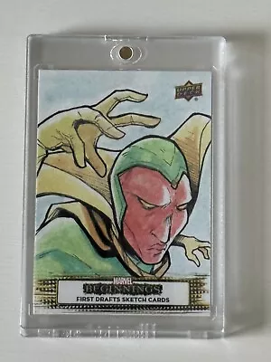 2022 Marvel Beginnings First Draft Sketch Card Dominic Bustamante 1/1 Auto • $109.99