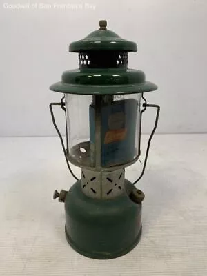 $29.99 • Buy Vintage Coleman Oil Lantern Camping Hiking Mid Century Modern Green Untested