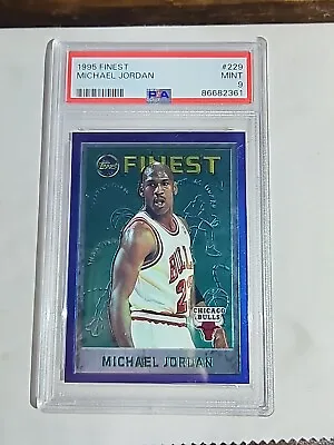 1995 Topps Finest Michael Jordan #229 PSA 9 Mint • $88