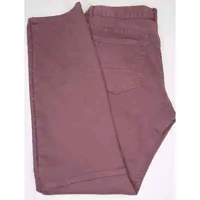 Bullhead Denim Co Pacsun Burgundy Skinny Slim Jeans Size 28 X 30 • $29.99