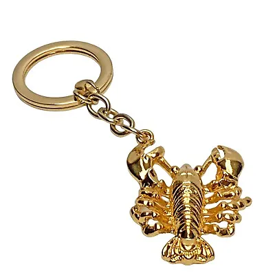 J Crew Gold Tone Lobster Keychain 4.5 In • $16.99