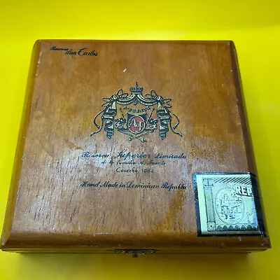 A Fuente Don Carlos Cigar Box Reserva Superior Limitada 1984 Cosecha EMPTY • $9.99