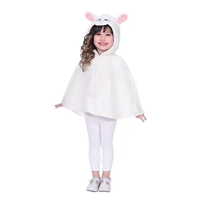 Kids Sheep Cape 4-6 Years Christmas Animal Children Costume Outfit Play Nativity • £14.60