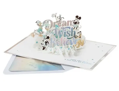 HALLMARK Card POP UP Disney's Mickey Mouse & Friends 100th Anniversary Designs • $12.99