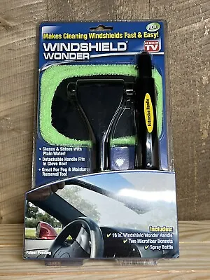 Telebrands Windshield Wonder Cleaning Tool Microfiber - New In Box • $11.20