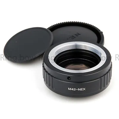 Focal Reducer Speed Booster Adapter M42 Lens To Sony NEX A7IV ZV-E10/A1/A7C A7S • $62.19