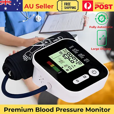 Digital Blood Pressure Monitor Upper Arm Automatic BP Machine Heart Rate Voice • $24.99