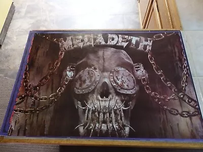 Megadeth Large Fan Club Poster Rare Hard Rock Heavy Metal • $3.99