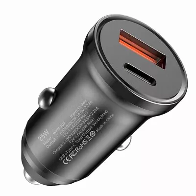 25W Type C Car Charger Quick Charge 3.0 PD 20W Fast Charging For Iphone Samsung • $14.99