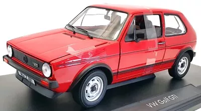 Norev 1/18 Scale Model Car 188472 - 1976 Volkswagen Golf GTI - Red • $152.22