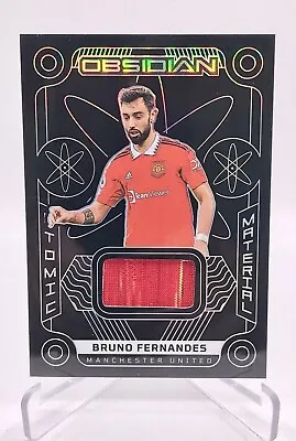 2022-23 Panini Obsidian Atomic Material Patch Man United Bruno Fernandes 69/199 • $19