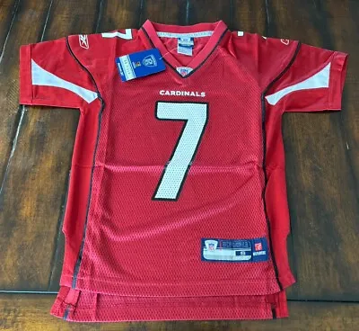 REEBOK Arizona Cardinals MATT LEINART NFL Red Jersey Youth Kids Small NEW • $12.33