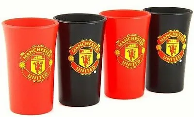 Official Fc 4 Pack Club Coloured Shot Cocktail Drink Glass Gift Set • £14.45