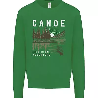 Canoe Adventure Canoeing Kayak Kayaking Mens Sweatshirt Jumper • $26.13