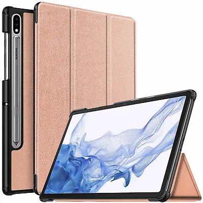 $16.49 • Buy For Samsung Galaxy Tab S8 S8+ Plus Ultra Smart Leather Case Magnetic Stand Cover