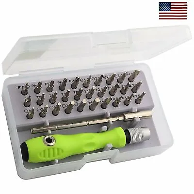 Precision Screwdriver Set 32 In 1 Mini Magnetic Screwdriver Set Maintenance HO • $6.49