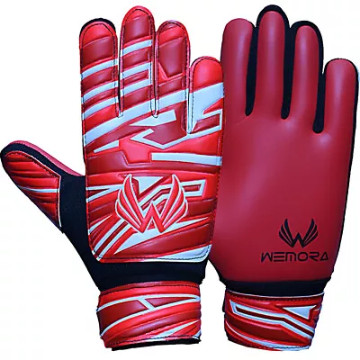 WEMORA Soccer Kids Goalie Goalkeeper Gloves Boys 5MM Double Wrist Latex Palms • $11.75