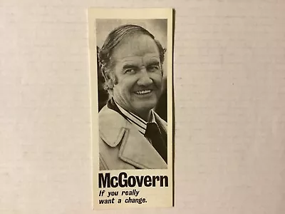 GEORGE McGOVERN CAMPAIGN BROCHURE • $10