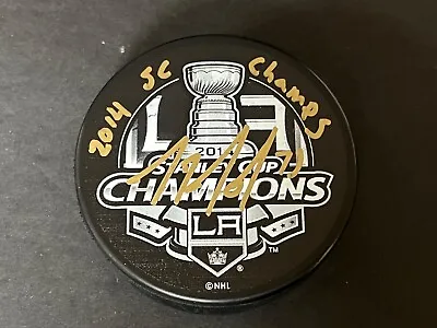 Tyler Toffoli LA Kings Autographed Signed 2014 Stanley Champs Cup Puck • $15.99