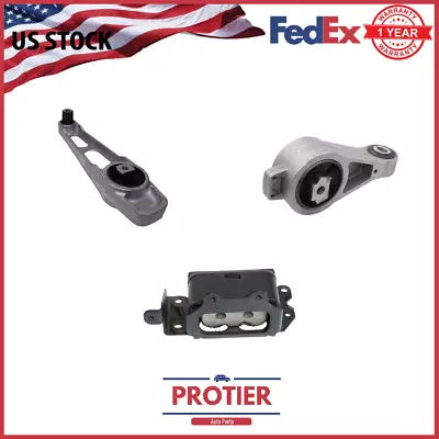 $48.56 • Buy 2003-2007 Chrysler PT Cruiser 2.4L Engine Motor Mount Set With Auto Trans Mount