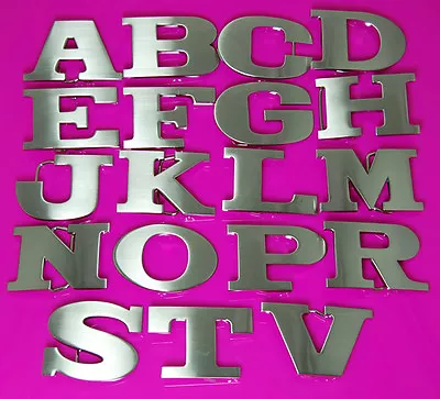 Initial Belt Buckles Metal Stainless Alphabet ABCDEFJKLMNOPRSTV • $11.99