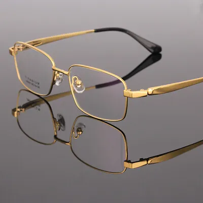 Business Eyeglass Frames For Men Full Rim Titanium Glasses Frame LB-9979 • $28