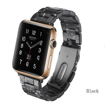 $22.99 • Buy Resin Watch Band Strap Bracelet Iwatch 7 6 5 4 3 2 SE For Apple Watch 38 42 45MM