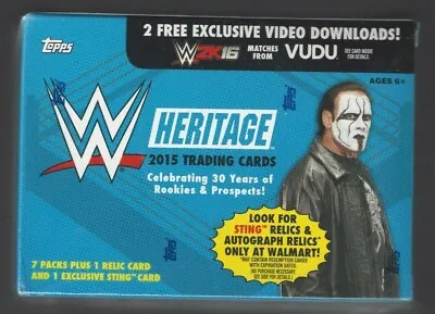 2015 TOPPS HERITAGE WWE WRESTLING BASE & PARALLEL & RC CARDS - MINT - You Pick • $0.99