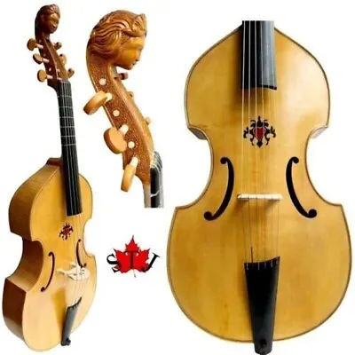 Baroque Style Profession Maestro 7 Strings 27  Viola Da Gamba Whole Back #15319 • $1079.10