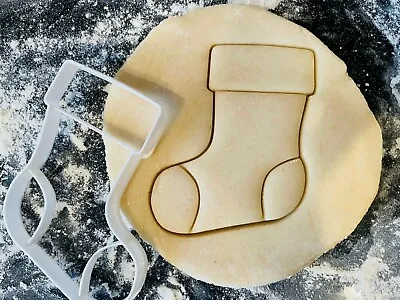 £3.85 • Buy Christmas Stocking Cookie Cutter Fondant Cake Biscuit Icing Fondant Baking 