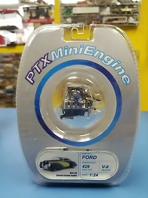 PTX MINI ENGINE LINCOLN CUSTOM ZEPHYR  429  CUBIC INCH  V-8 1:24 Scale • $24.99