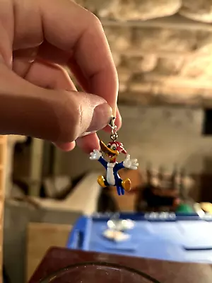 Vintage Woody Woodpecker Micro Figure Keychain Zip Pull • $15