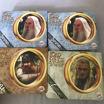 The Lord Of The Rings The Fellowship Of The Rings Burger King Toys • £12