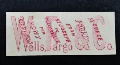 $1.25 • Buy Nystamps US Stamp Unissued Essay Paid $400 Wells Fargo     M17x3458