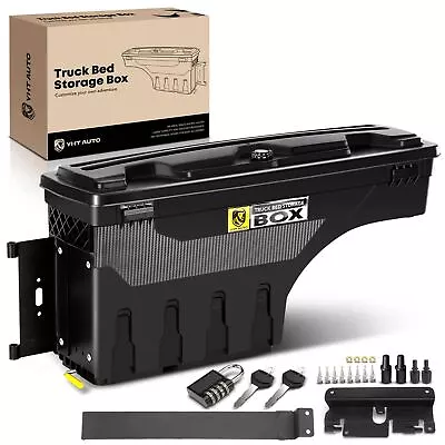 Truck Bed Storage Box Toolbox Left Driver For Chevy Silverado GMC Sierra 07-19 • $94.44