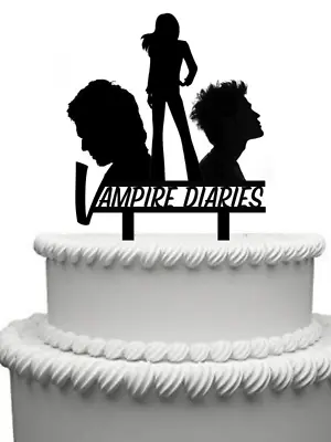 Vampire Diaries Damon & Stephan Salvatore High Gloss Acrylic Cake Topper • £9.99