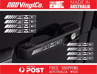 AMG Sticker Universal Car Sticker Mercedes Badge | Door Handle | Vinyl Decal • $10.99