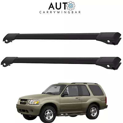 Roof Rack Cross Bars For Ford Explorer U152 2001-2005 Aluminium Black 2Pcs • $129.99