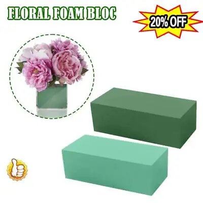 Artificial Dried Fresh Flower Mud Foam Holder Brick Block For Floral Arrangement • £2.47