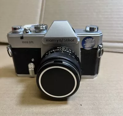 Vintage MAMIYA/SEKOR 1000 DTL Film Camera W/ 55mm 1.8 Lens UNTESTED • $24.95